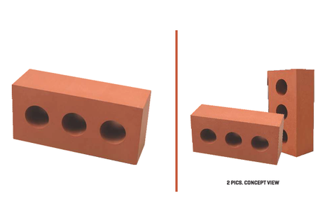 THRE HOLE BRICKS